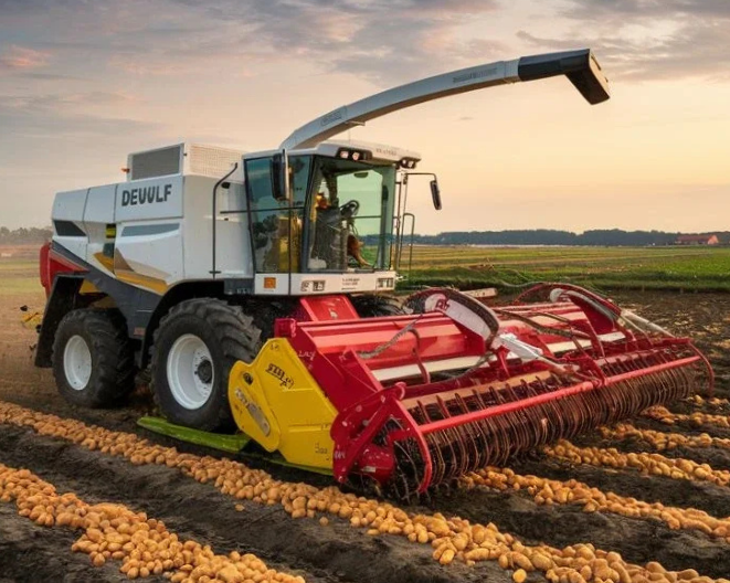 How the Dewulf Harvester Model D-7146 is Revolutionizing Root Crop Harvesting